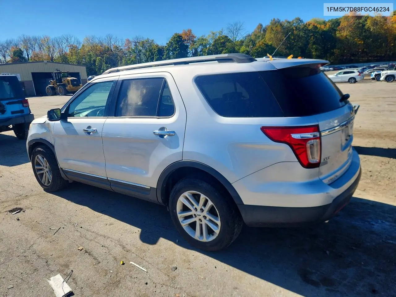 2015 FORD EXPLORER VIN 1FM5K7D88FGC46234 — фото 2