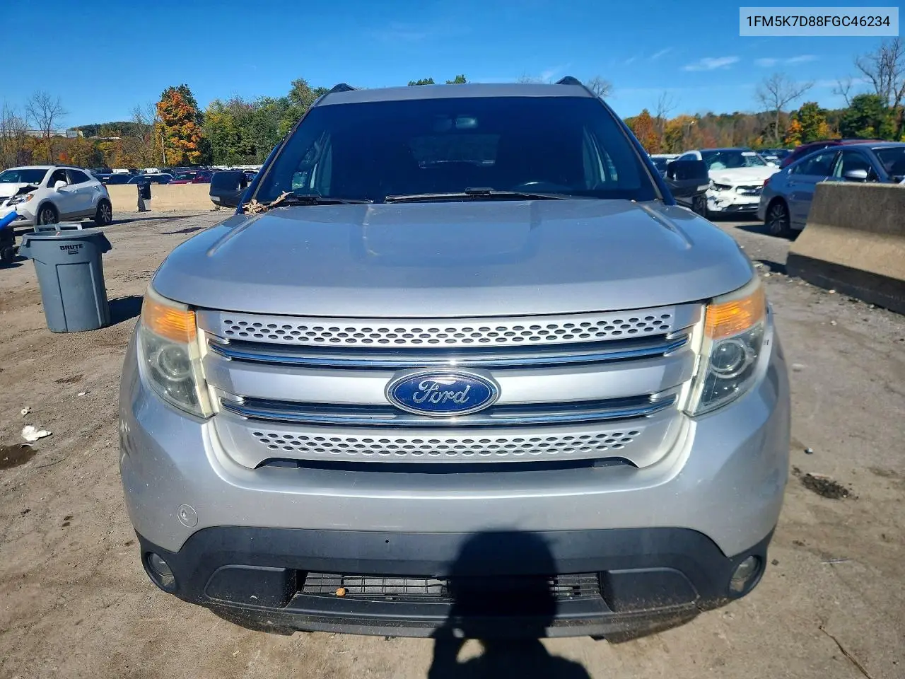 2015 FORD EXPLORER VIN 1FM5K7D88FGC46234 — фото 5