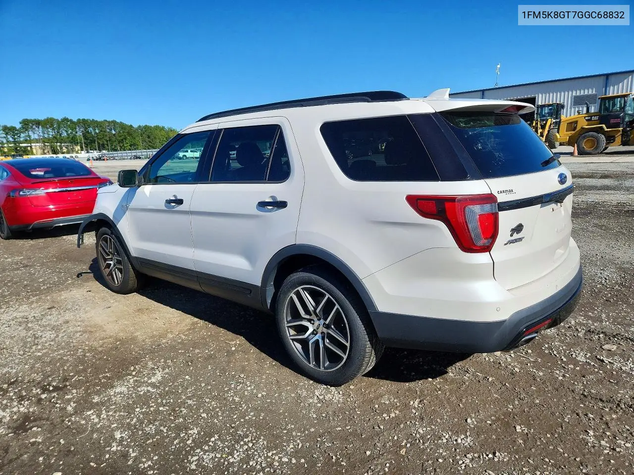 2016 FORD EXPLORER VIN 1FM5K8GT7GGC68832 — фото 2