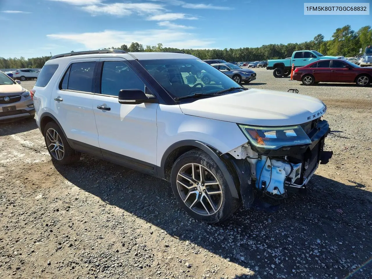 2016 FORD EXPLORER VIN 1FM5K8GT7GGC68832 — фото 4