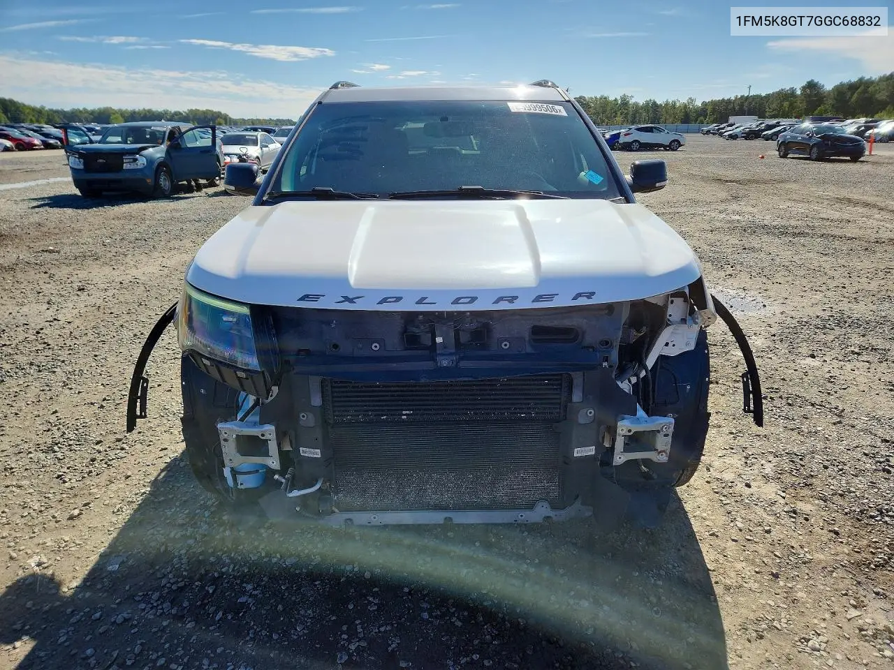 2016 FORD EXPLORER VIN 1FM5K8GT7GGC68832 — фото 5