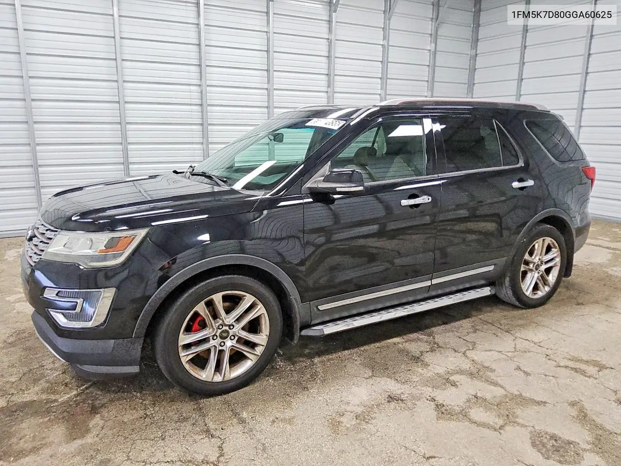 FORD EXPLORER 2016, VIN 1FM5K7D80GGA60625