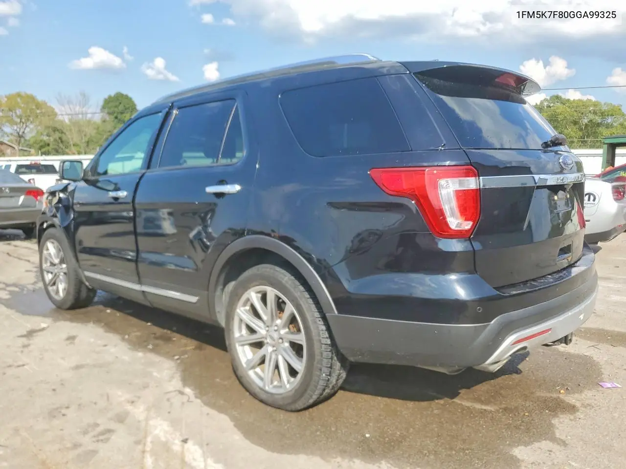 2016 FORD EXPLORER VIN 1FM5K7F80GGA99325 — фото 2