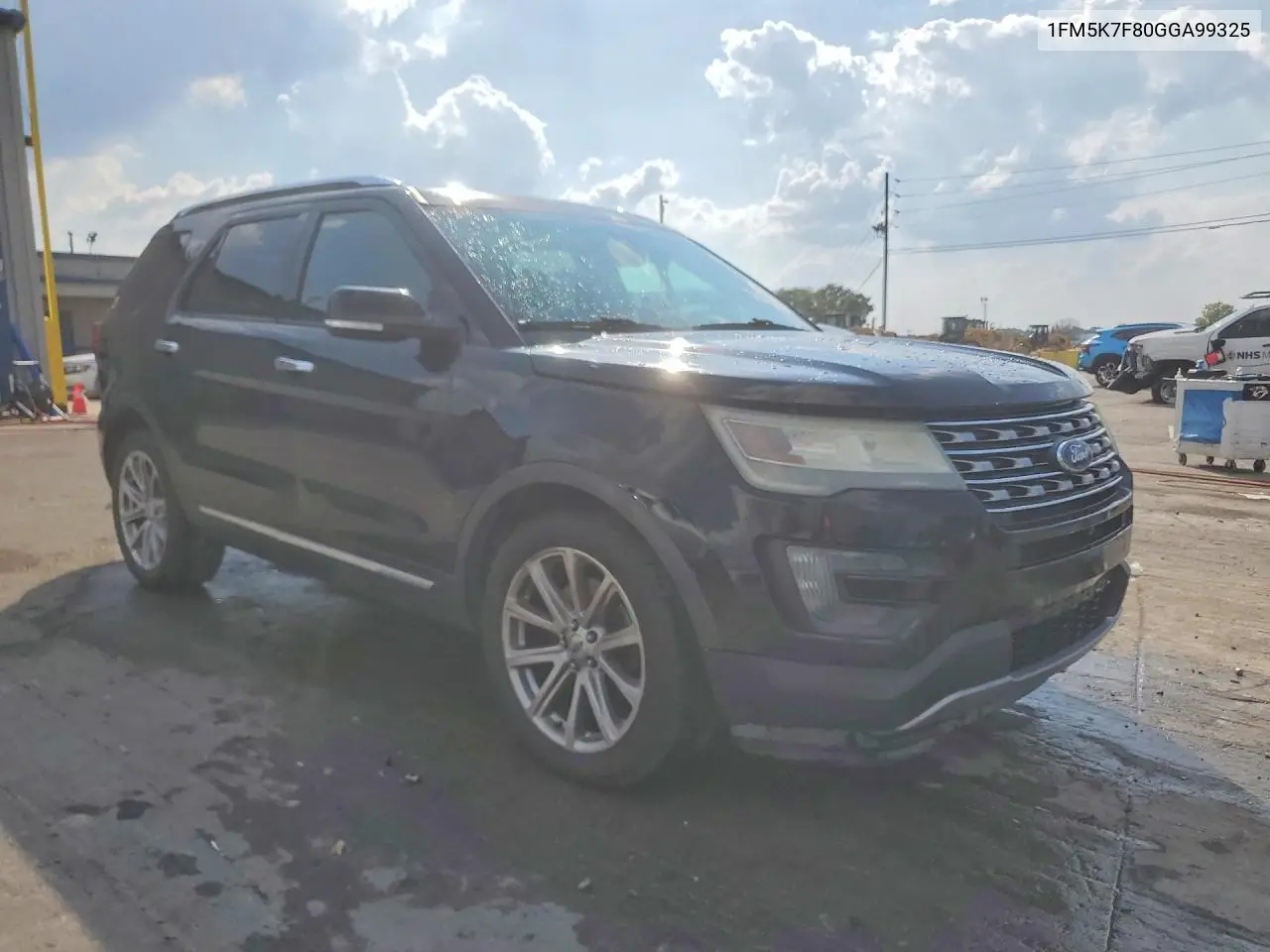 2016 FORD EXPLORER VIN 1FM5K7F80GGA99325 — фото 4