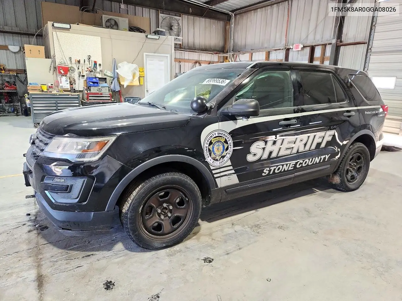 FORD EXPLORER 2016, VIN 1FM5K8AR0GGA08026