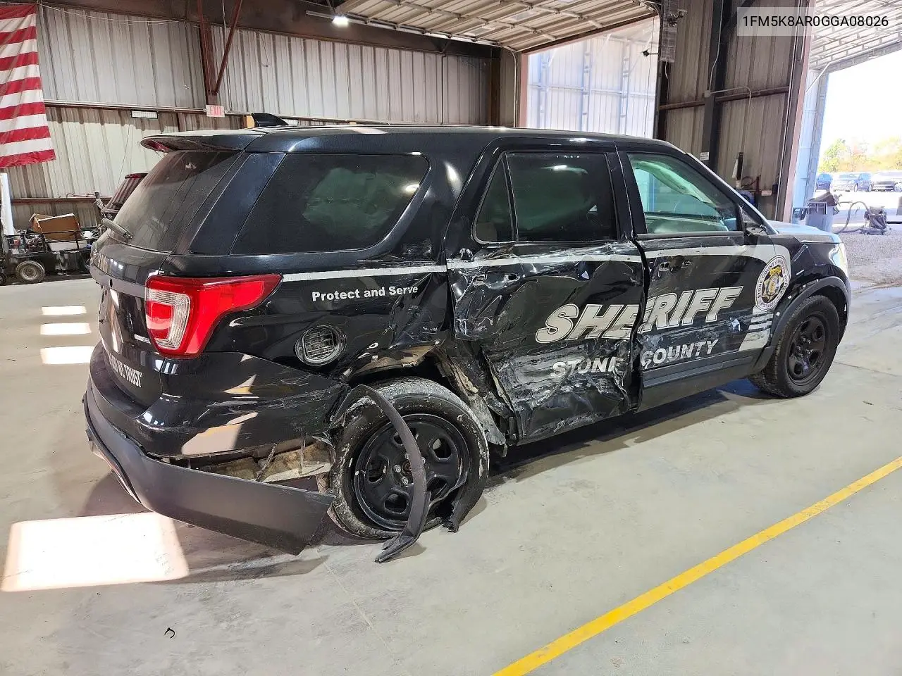 2016 FORD EXPLORER VIN 1FM5K8AR0GGA08026 — фото 3