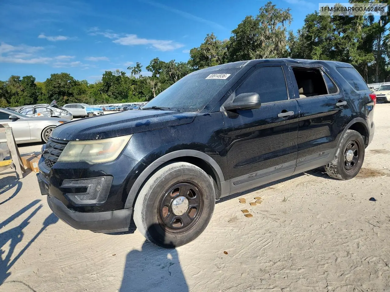 FORD EXPLORER 2016, VIN 1FM5K8AR9GGA62845