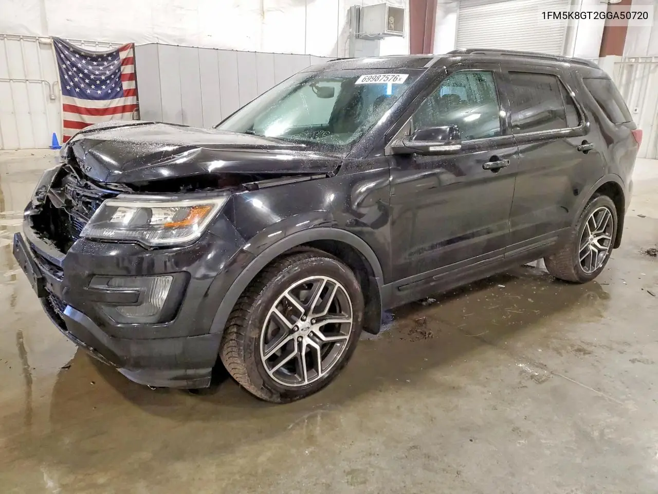 FORD EXPLORER 2016, VIN 1FM5K8GT2GGA50720