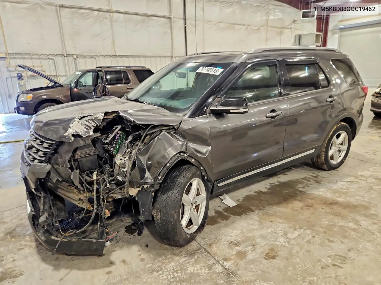 2016 FORD EXPLORER VIN 1FM5K8D88GGC19462 — фото 2