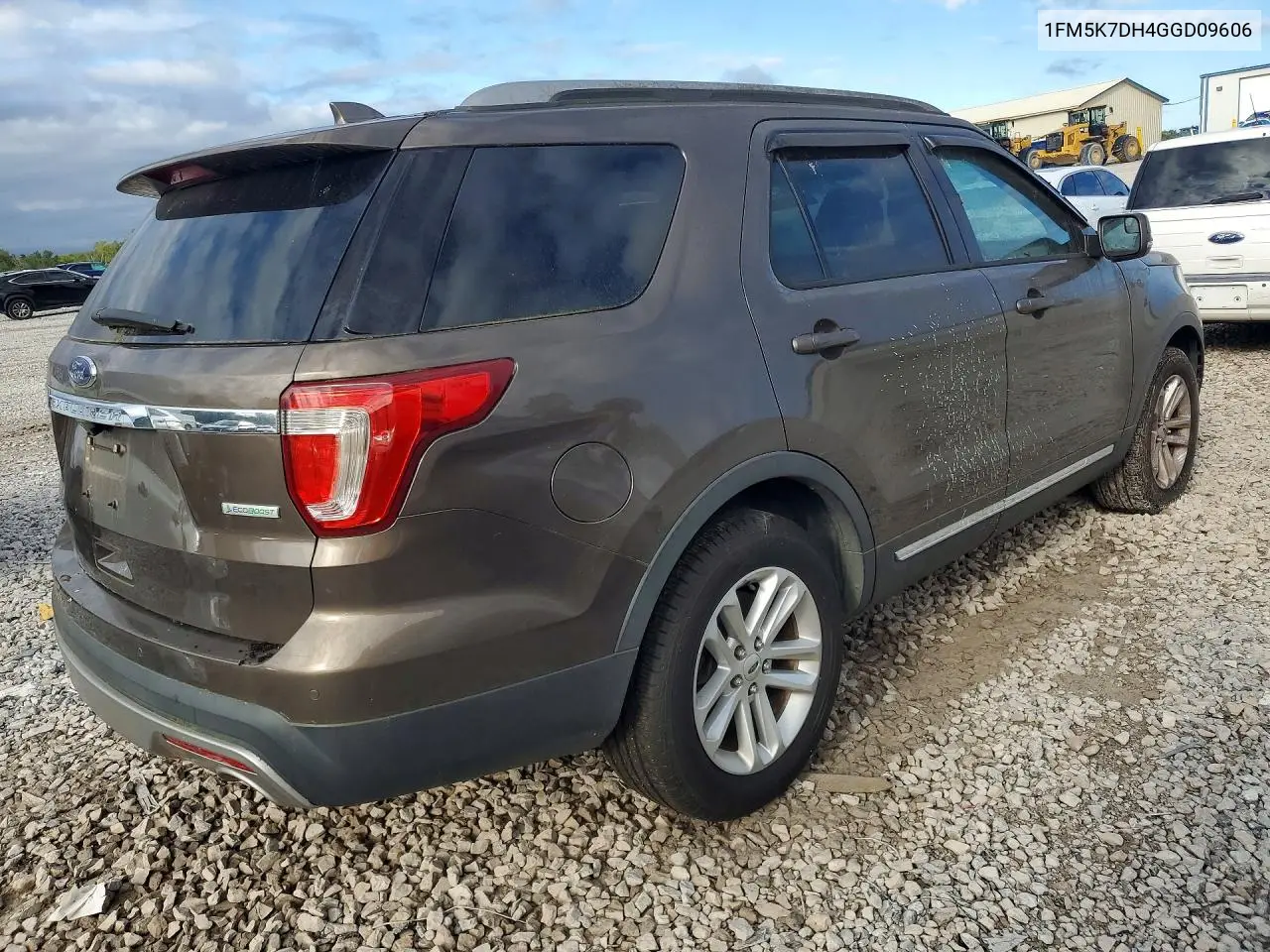 2016 FORD EXPLORER VIN 1FM5K7DH4GGD09606 — фото 3