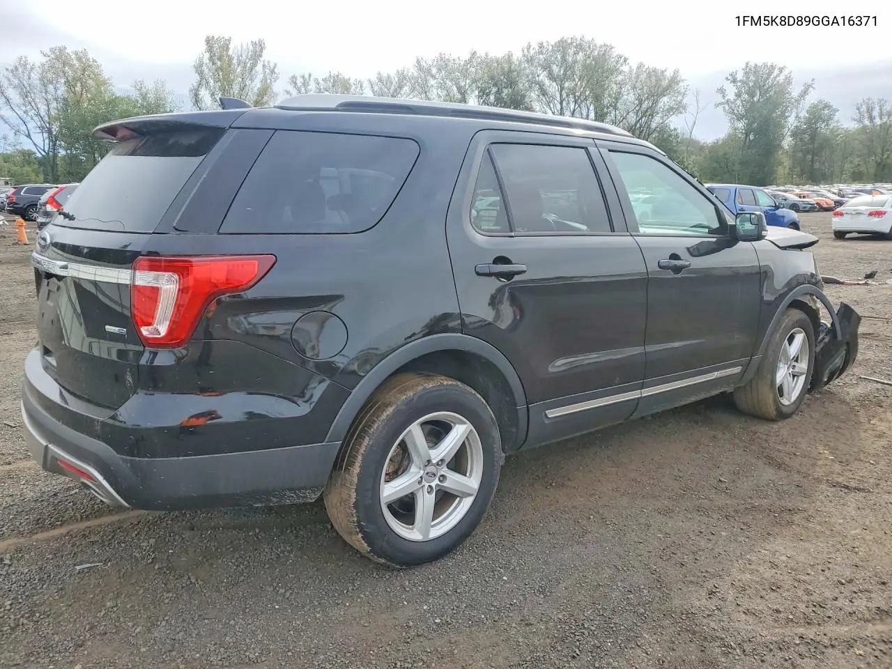 2016 FORD EXPLORER VIN 1FM5K8D89GGA16371 — фото 3
