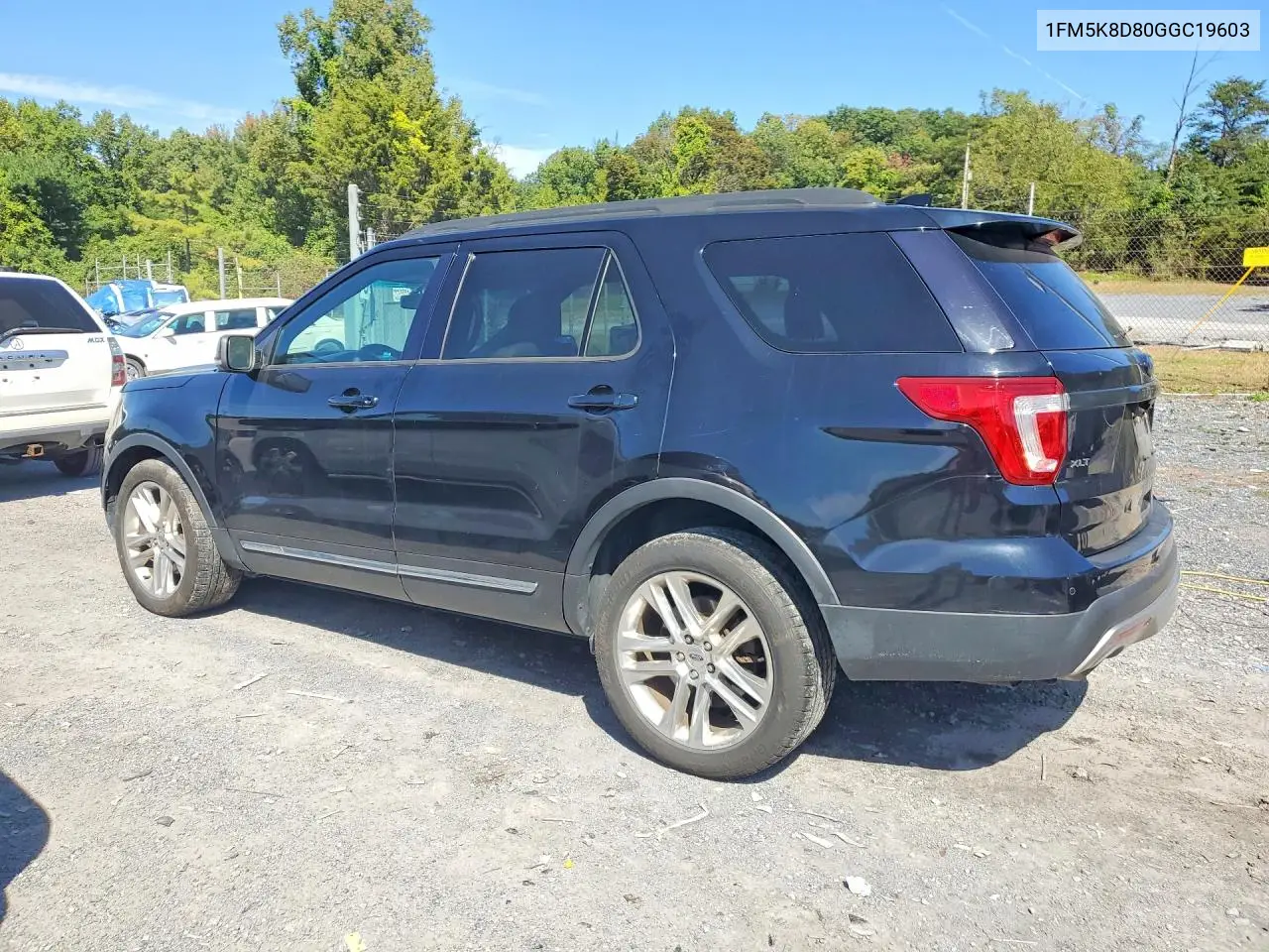 2016 FORD EXPLORER VIN 1FM5K8D80GGC19603 — фото 2