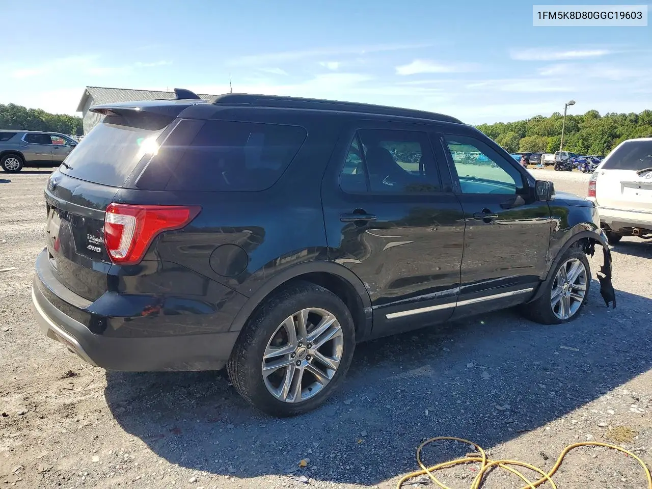 2016 FORD EXPLORER VIN 1FM5K8D80GGC19603 — фото 3