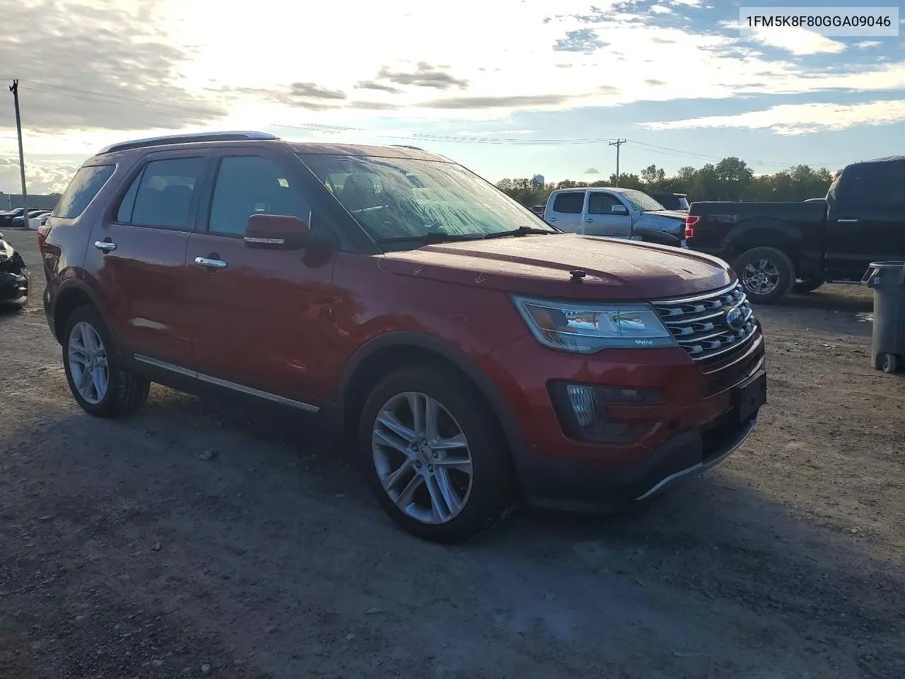 2016 FORD EXPLORER VIN 1FM5K8F80GGA09046 — фото 4