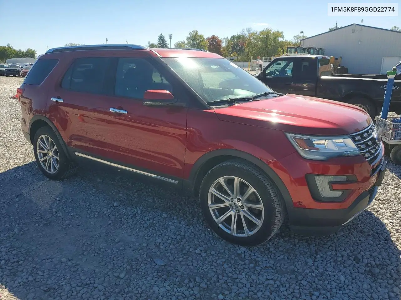 2016 FORD EXPLORER VIN 1FM5K8F89GGD22774 — фото 4