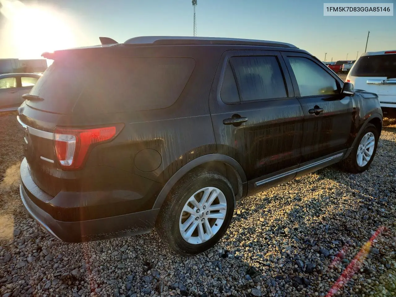 2016 FORD EXPLORER VIN 1FM5K7D83GGA85146 — фото 3