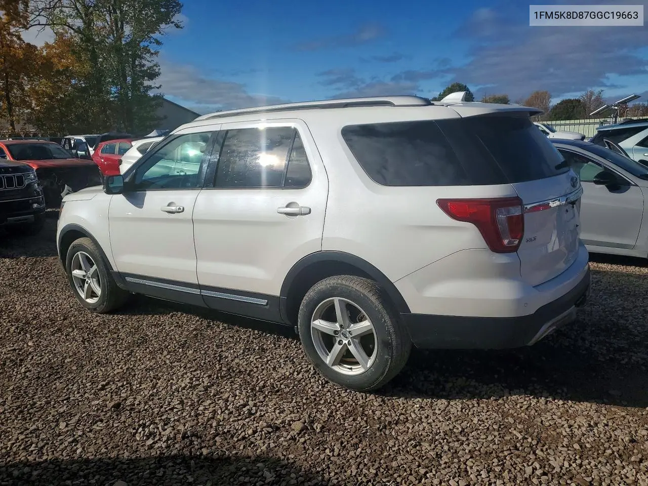2016 FORD EXPLORER VIN 1FM5K8D87GGC19663 — фото 2