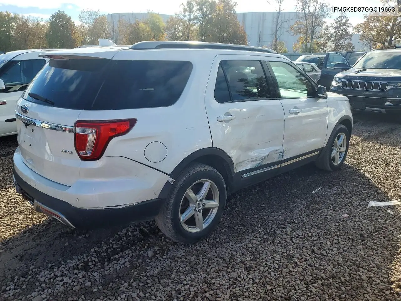 2016 FORD EXPLORER VIN 1FM5K8D87GGC19663 — фото 3