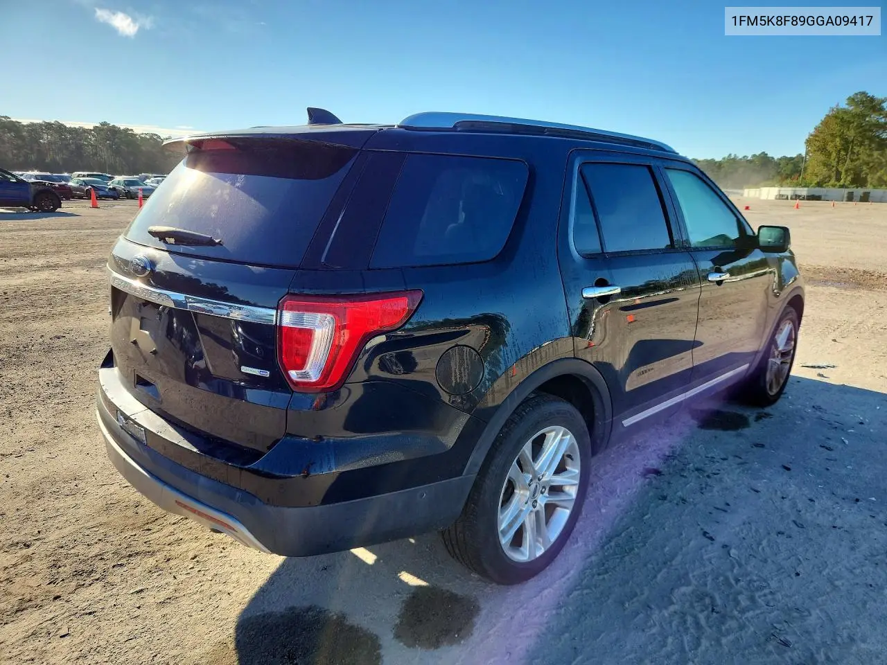 2016 FORD EXPLORER VIN 1FM5K8F89GGA09417 — фото 3