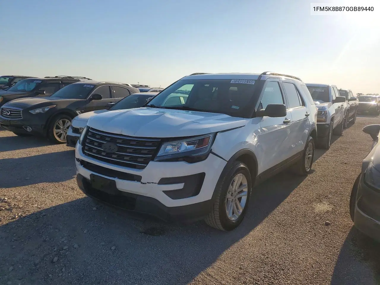 FORD EXPLORER 2016, VIN 1FM5K8B87GGB89440