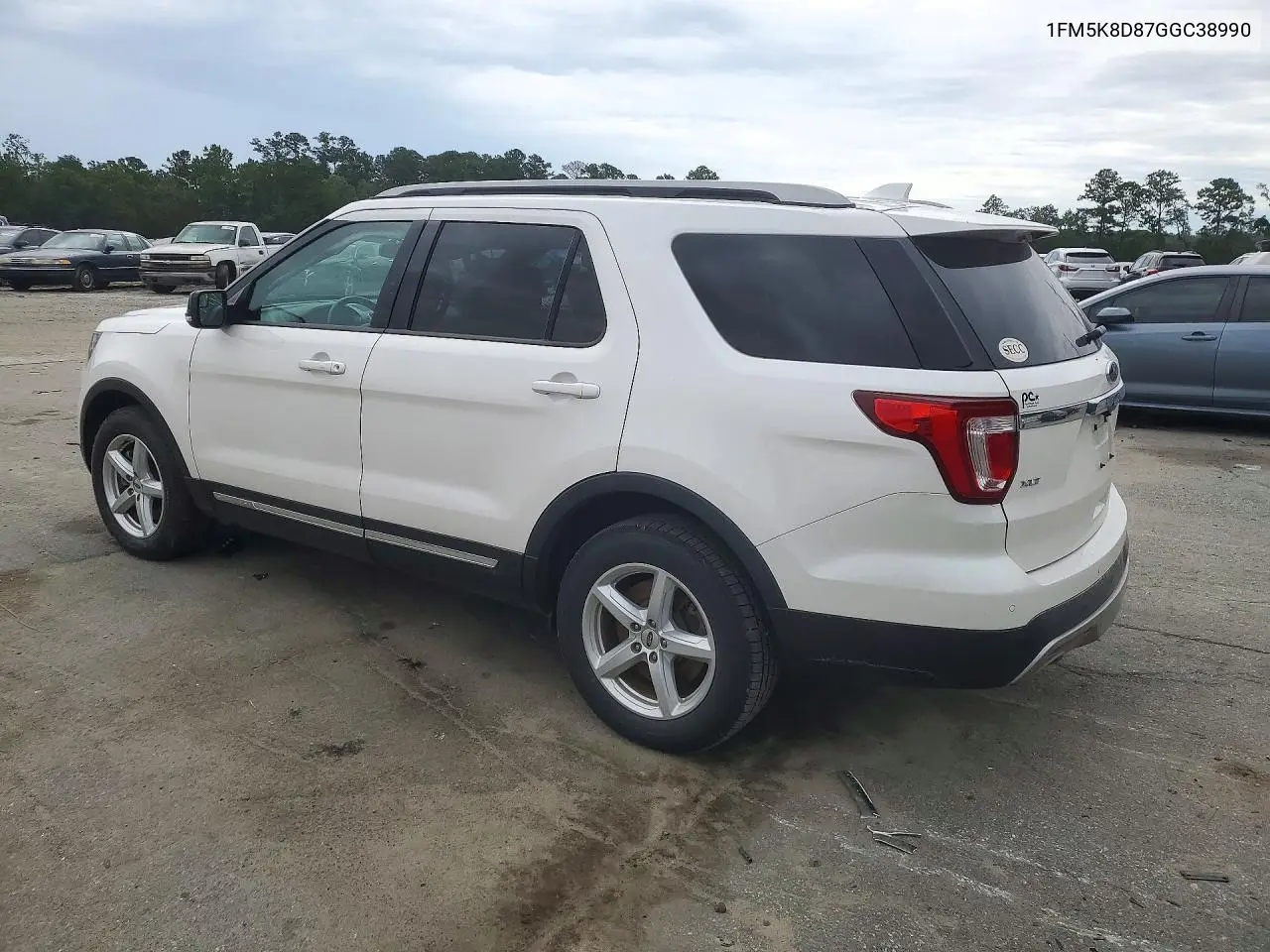 2016 FORD EXPLORER VIN 1FM5K8D87GGC38990 — фото 2