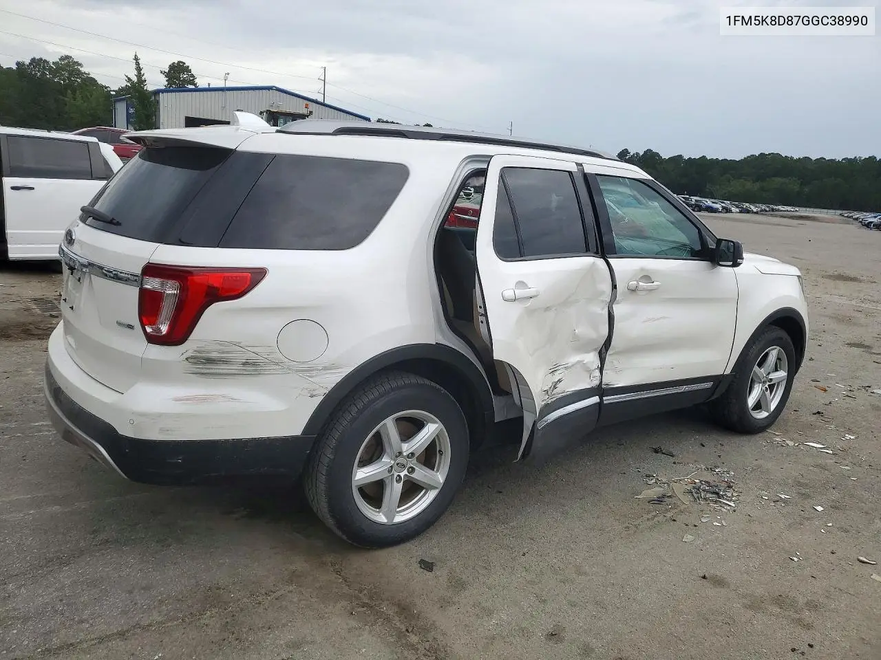 2016 FORD EXPLORER VIN 1FM5K8D87GGC38990 — фото 3