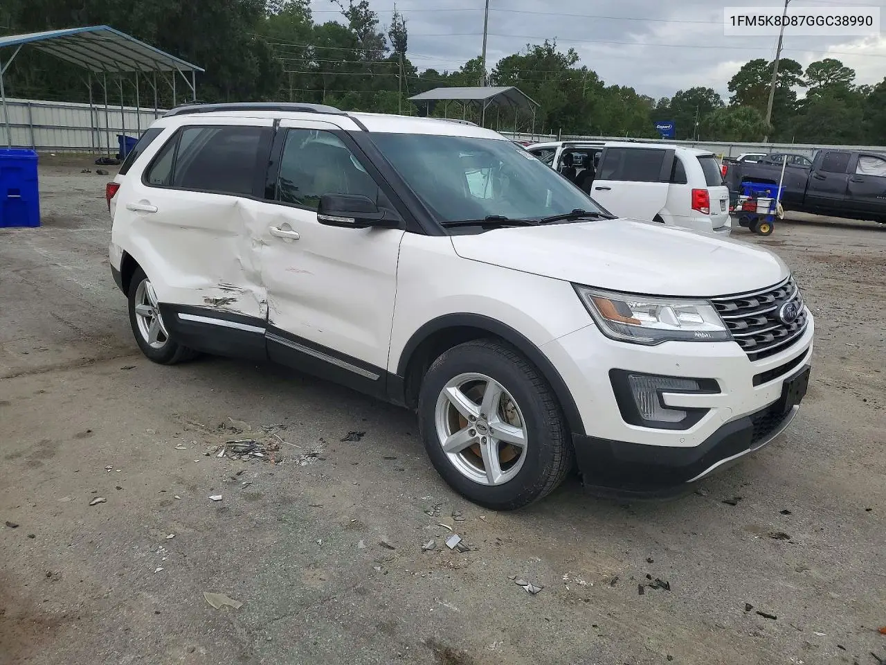 2016 FORD EXPLORER VIN 1FM5K8D87GGC38990 — фото 4