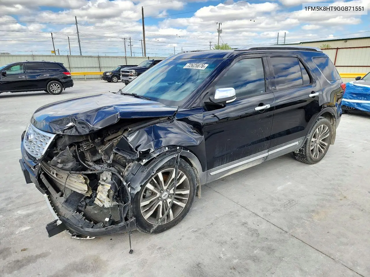 FORD EXPLORER 2016, VIN 1FM5K8HT9GGB71551