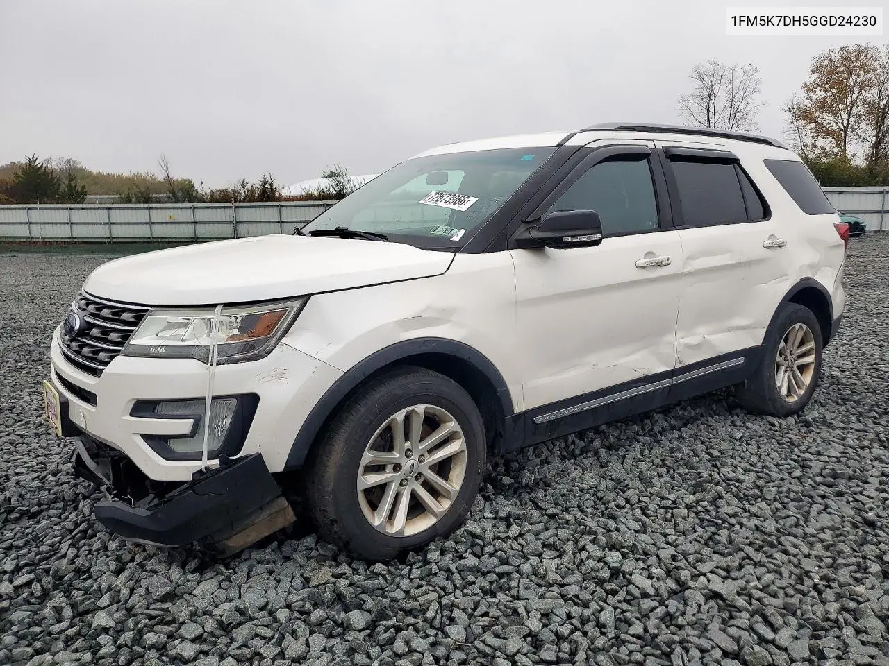 FORD EXPLORER 2016, VIN 1FM5K7DH5GGD24230