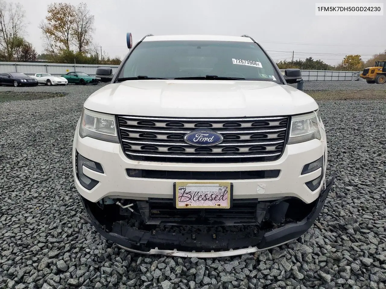 2016 FORD EXPLORER VIN 1FM5K7DH5GGD24230 — фото 5