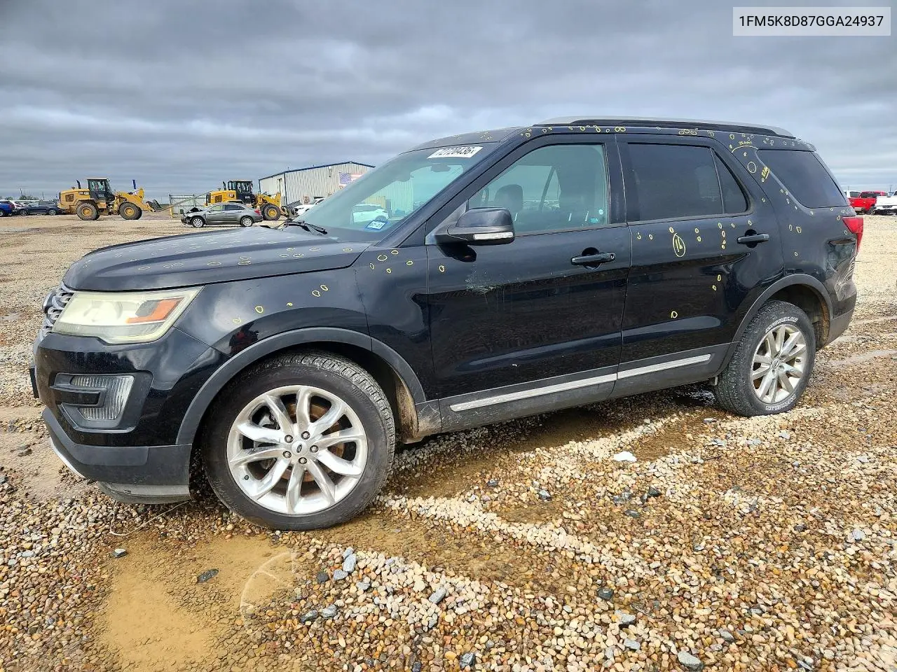 FORD EXPLORER 2016, VIN 1FM5K8D87GGA24937