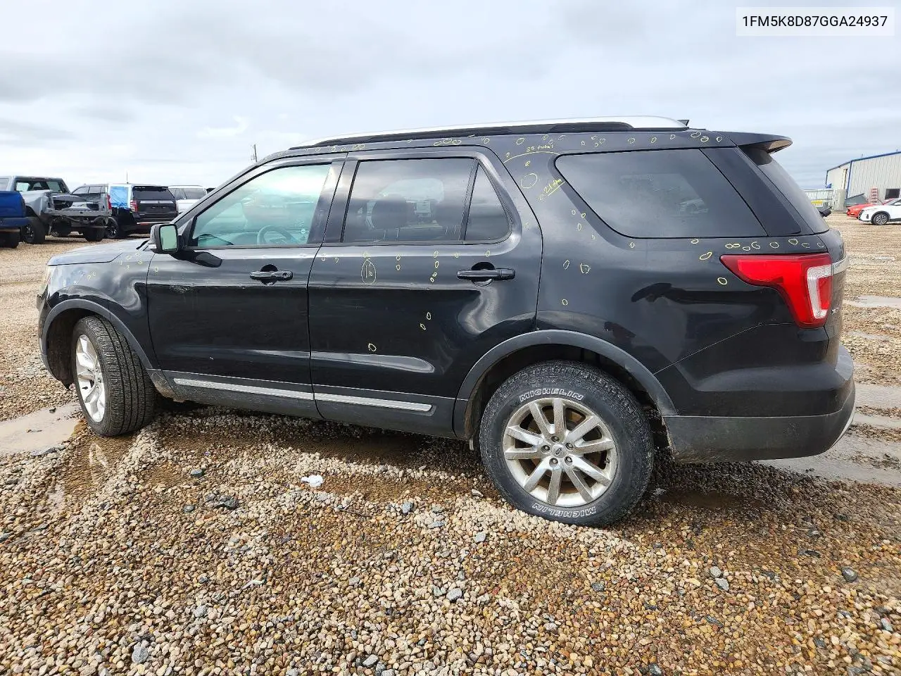 2016 FORD EXPLORER VIN 1FM5K8D87GGA24937 — фото 2