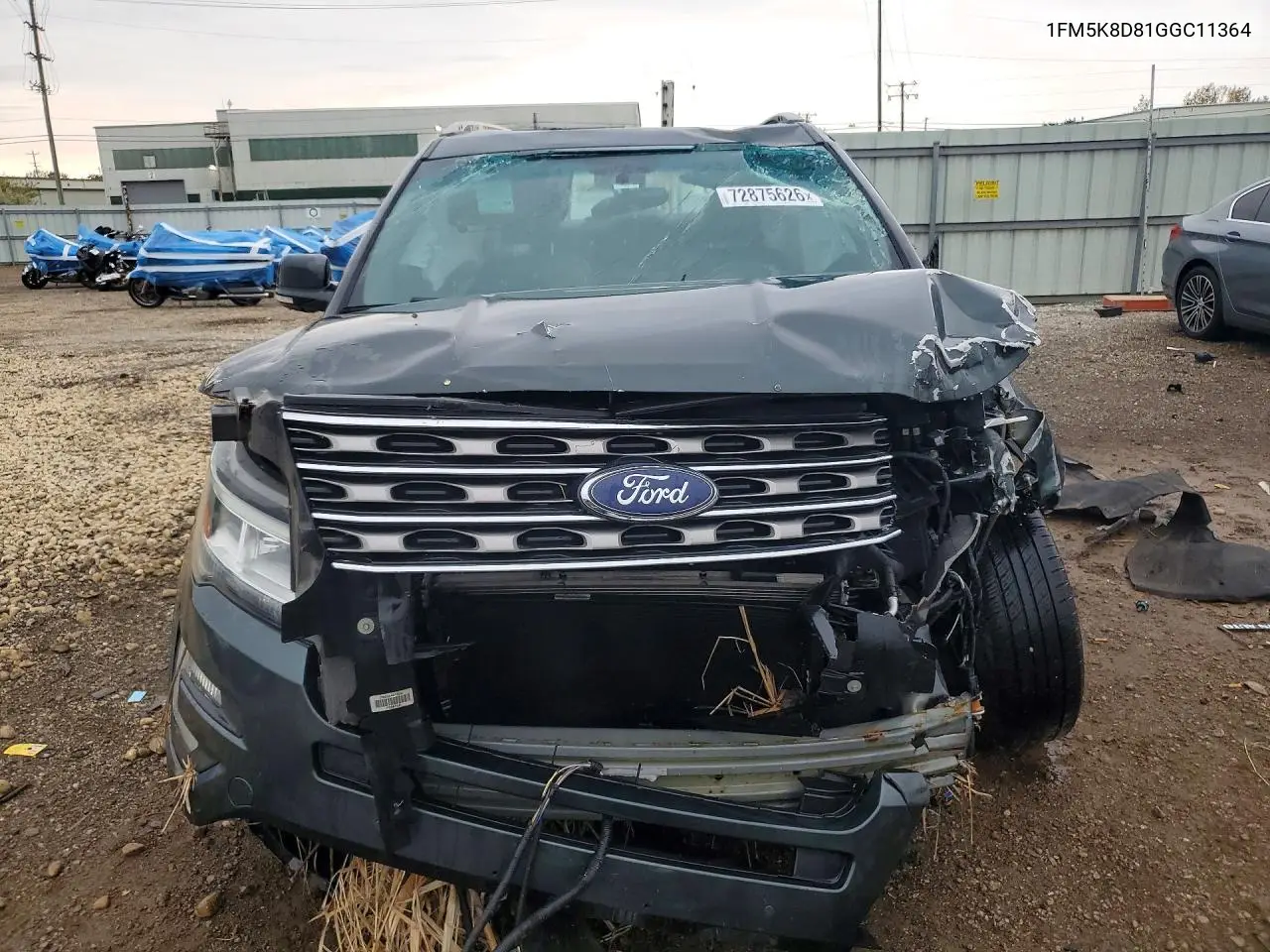 2016 FORD EXPLORER VIN 1FM5K8D81GGC11364 — фото 5