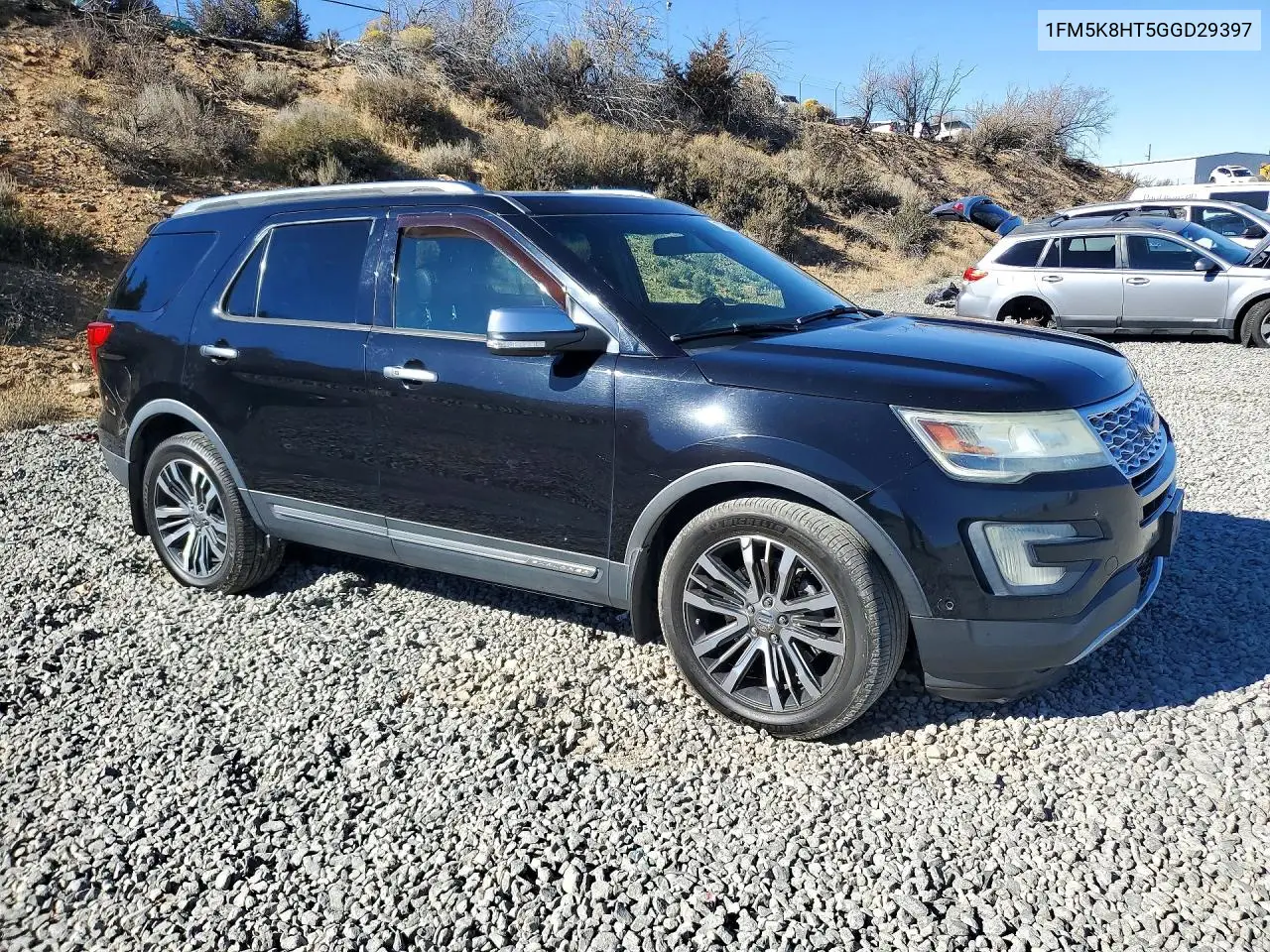 2016 FORD EXPLORER VIN 1FM5K8HT5GGD29397 — фото 4