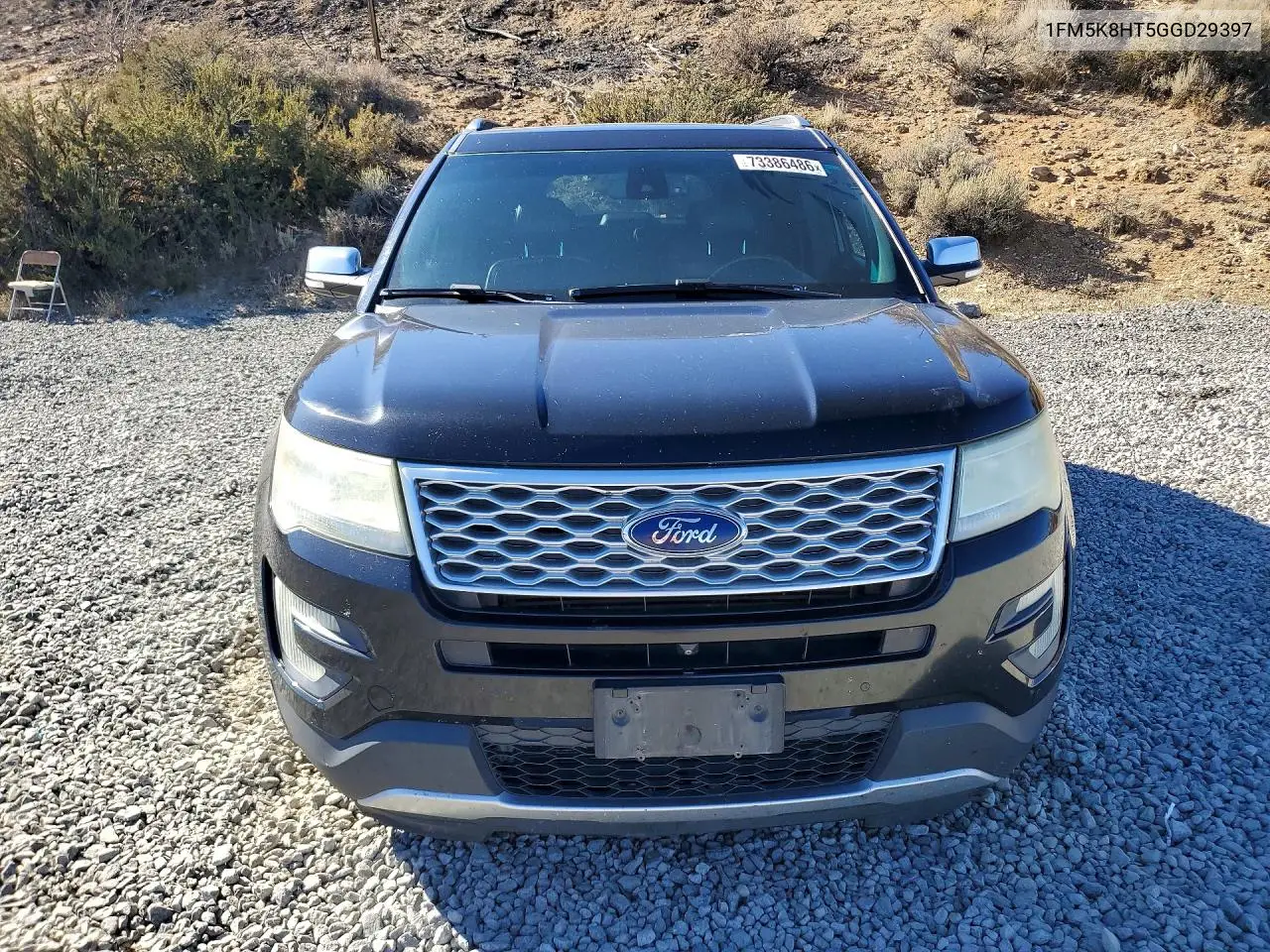 2016 FORD EXPLORER VIN 1FM5K8HT5GGD29397 — фото 5