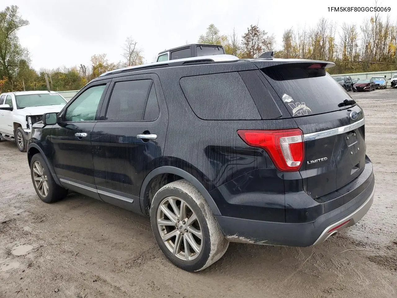 2016 FORD EXPLORER VIN 1FM5K8F80GGC50069 — фото 2