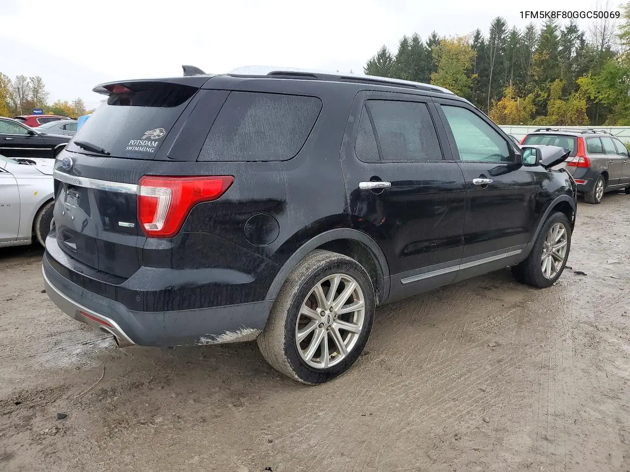 2016 FORD EXPLORER VIN 1FM5K8F80GGC50069 — фото 3
