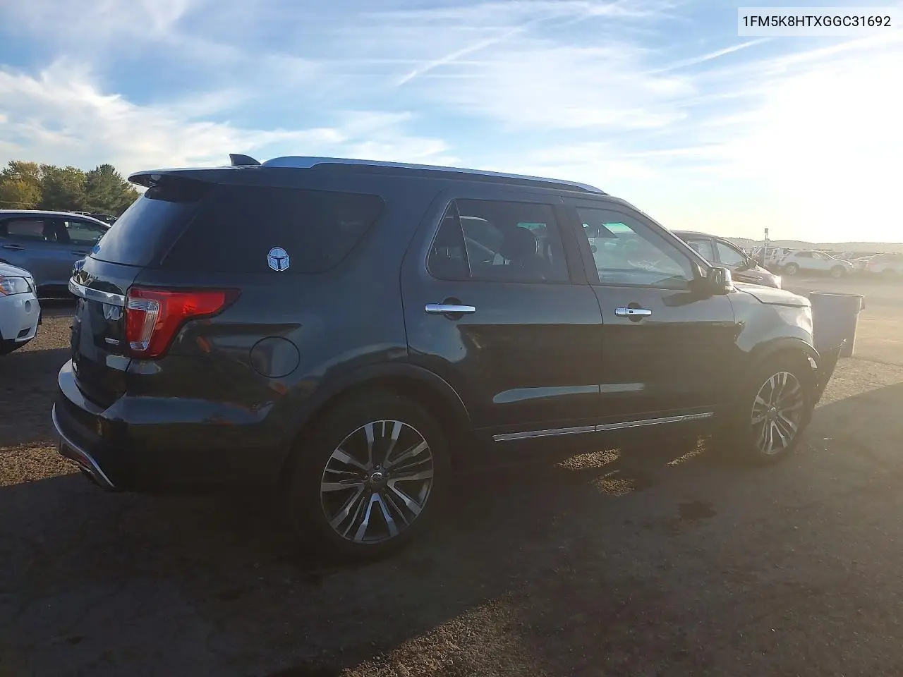 2016 FORD EXPLORER VIN 1FM5K8HTXGGC31692 — фото 3