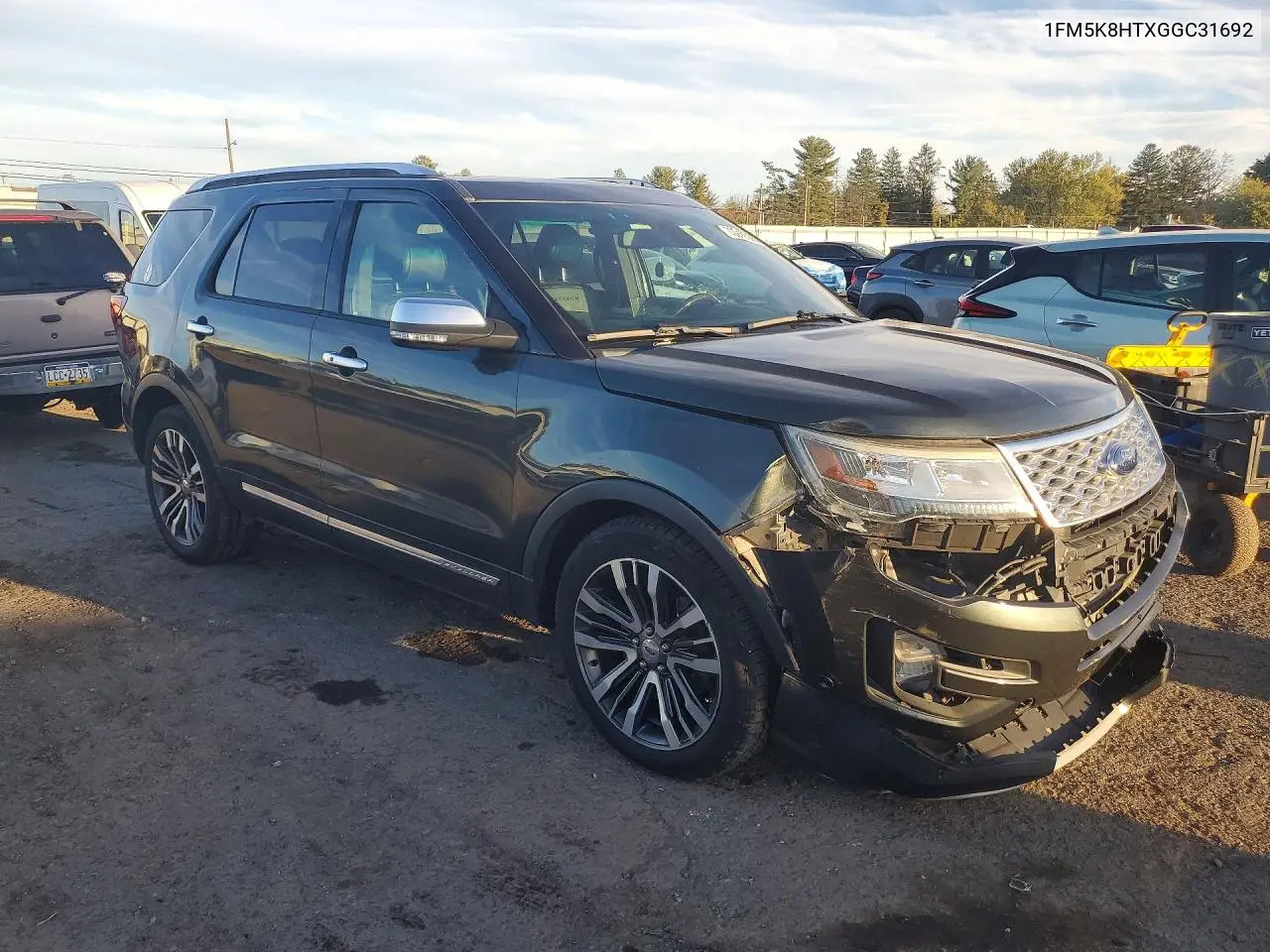 2016 FORD EXPLORER VIN 1FM5K8HTXGGC31692 — фото 4
