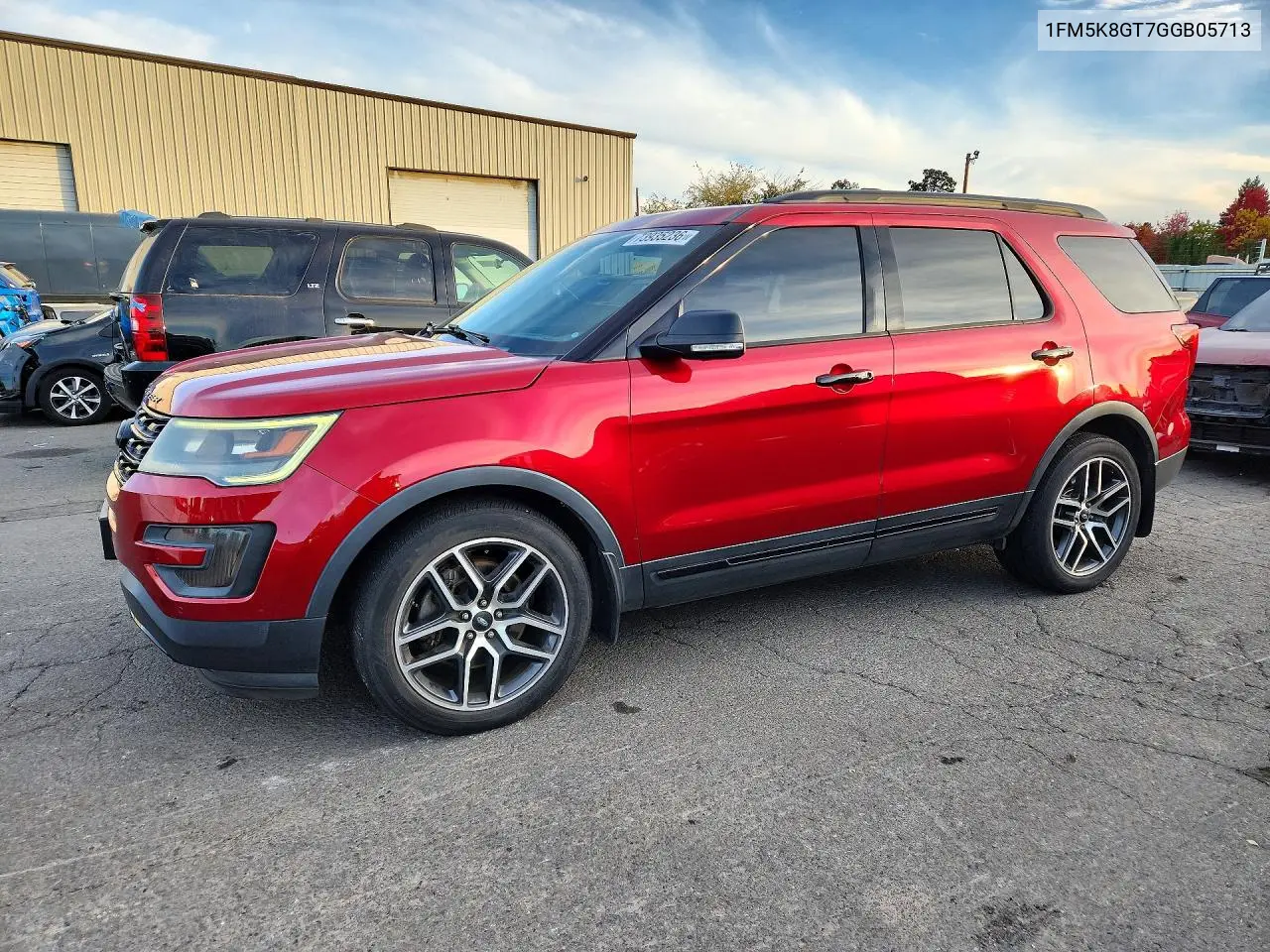 FORD EXPLORER 2016, VIN 1FM5K8GT7GGB05713