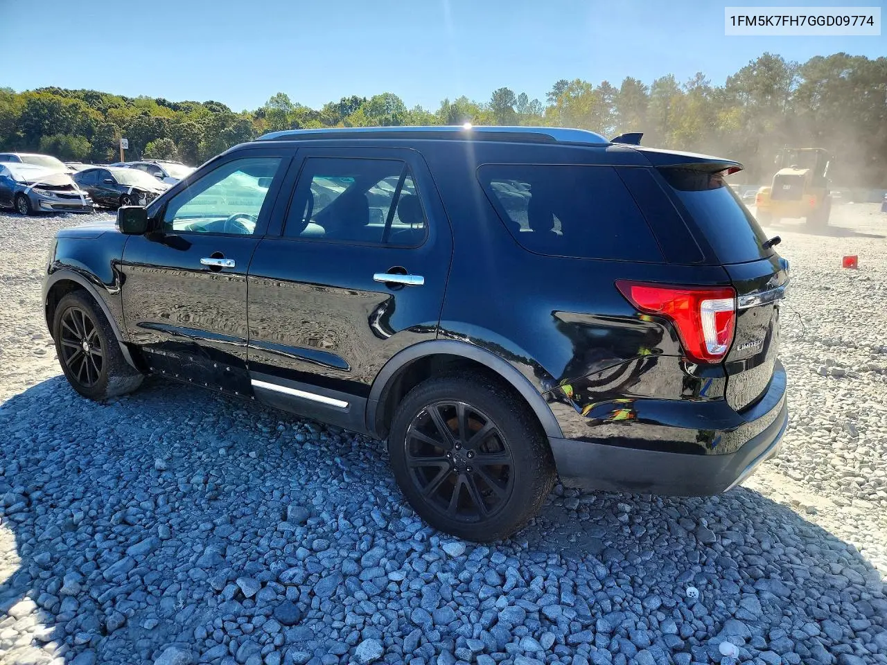 2016 FORD EXPLORER VIN 1FM5K7FH7GGD09774 — фото 2