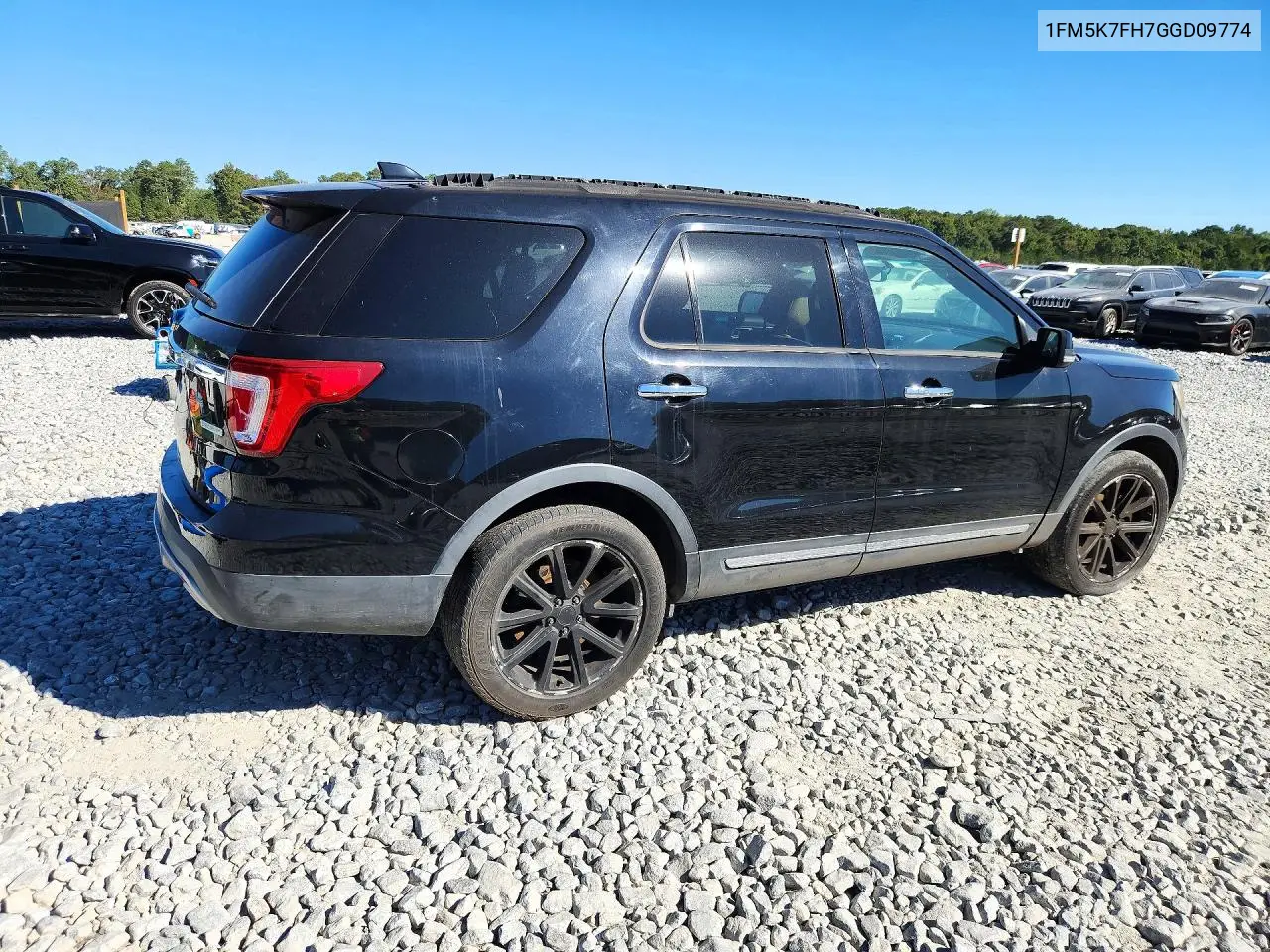 2016 FORD EXPLORER VIN 1FM5K7FH7GGD09774 — фото 3