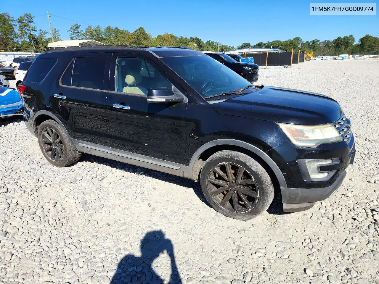 2016 FORD EXPLORER VIN 1FM5K7FH7GGD09774 — фото 4