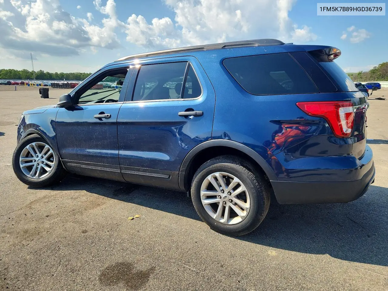 2017 FORD EXPLORER VIN 1FM5K7B89HGD36739 — фото 2
