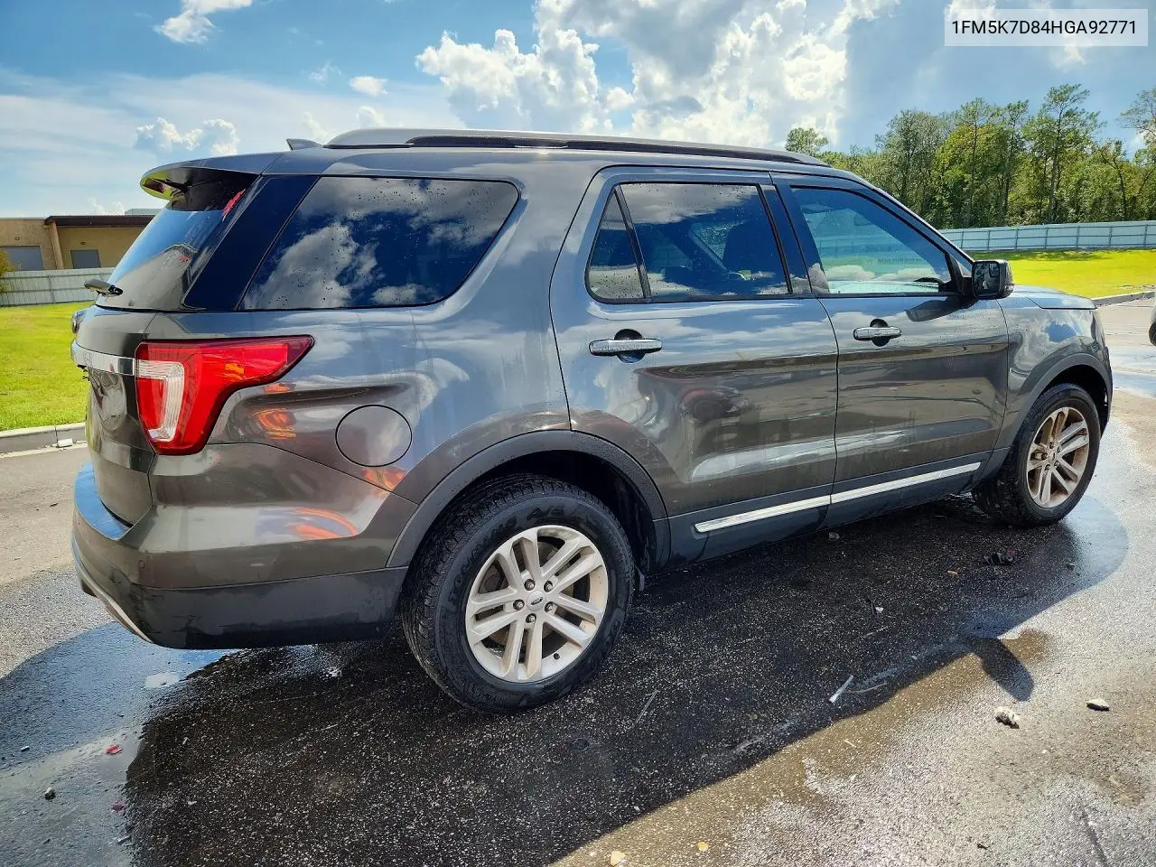 2017 FORD EXPLORER VIN 1FM5K7D84HGA92771 — фото 3