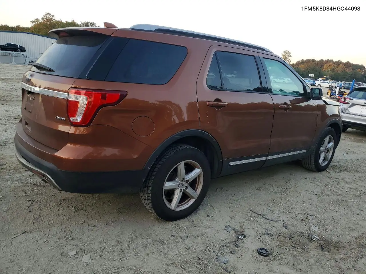 2017 FORD EXPLORER VIN 1FM5K8D84HGC44098 — фото 3