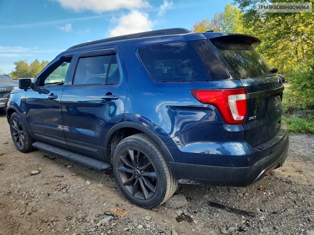 2017 FORD EXPLORER VIN 1FM5K8D85HGC96968 — фото 2