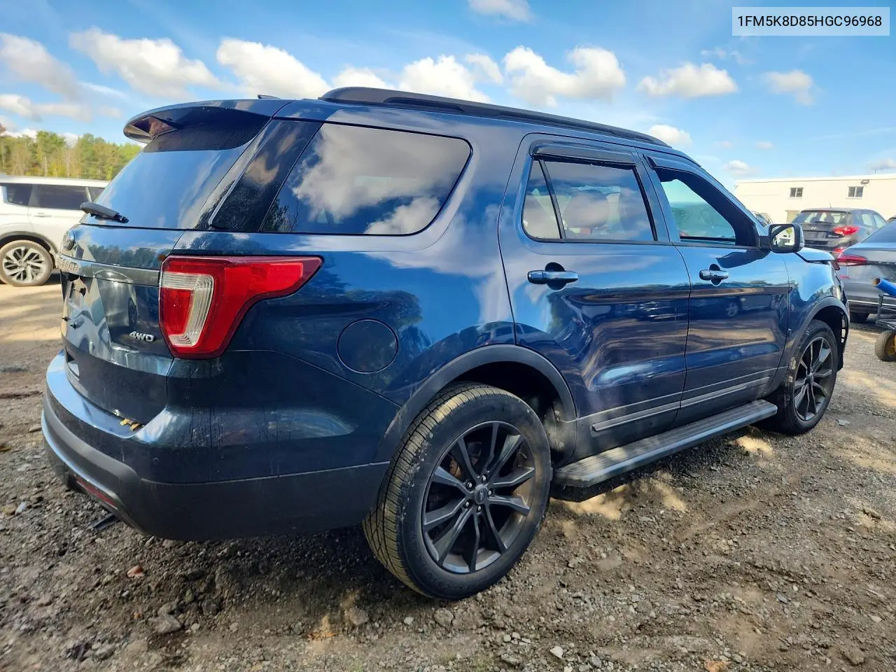 2017 FORD EXPLORER VIN 1FM5K8D85HGC96968 — фото 3