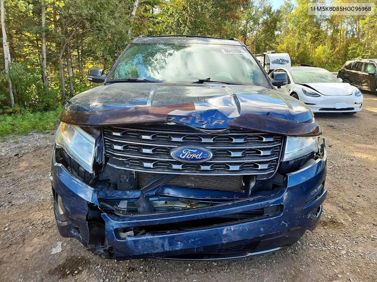 2017 FORD EXPLORER VIN 1FM5K8D85HGC96968 — фото 5