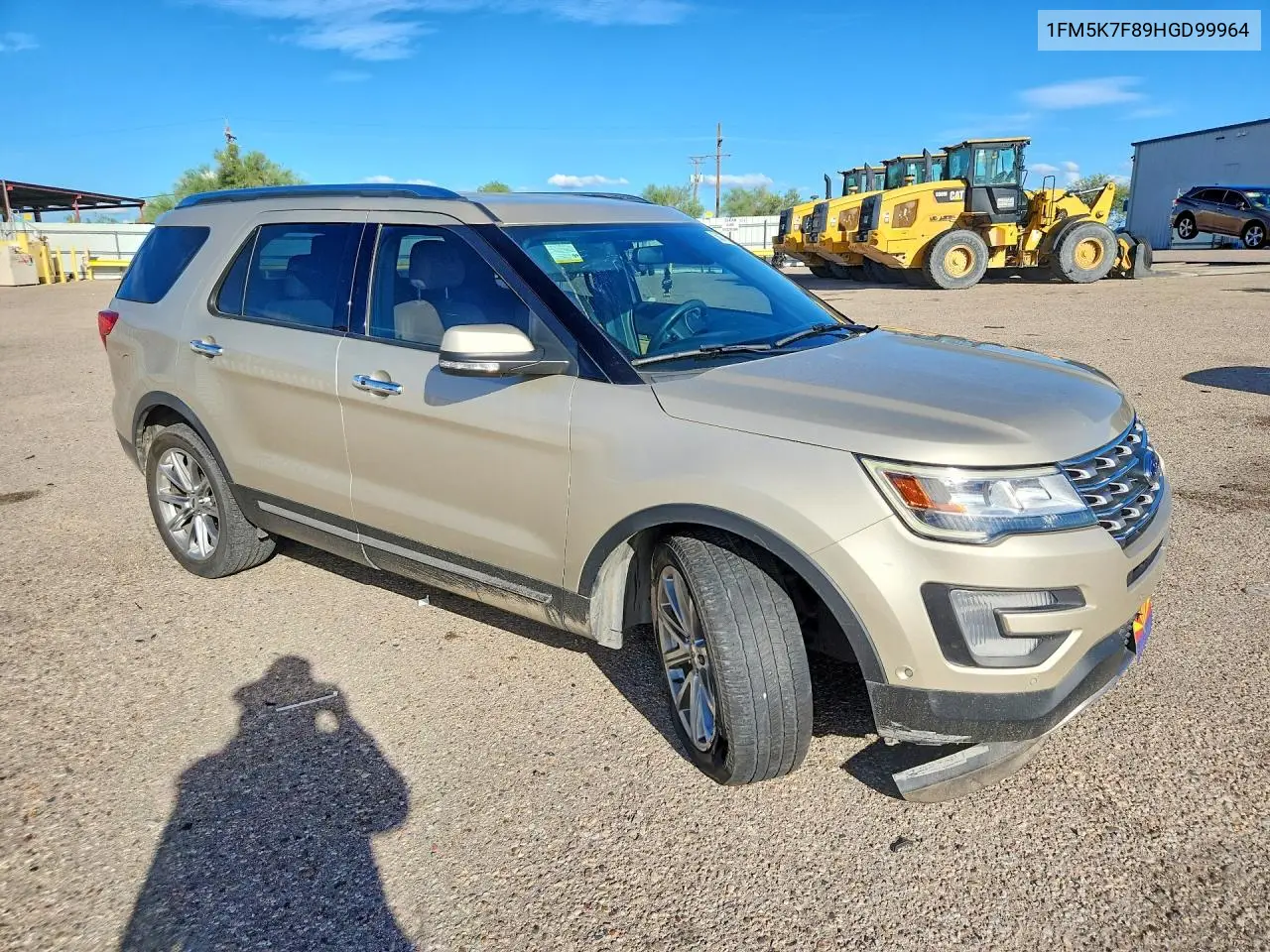 2017 FORD EXPLORER VIN 1FM5K7F89HGD99964 — фото 4